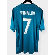High quality 2017-18 Real Madrid Ronaldo #7 third jersey vintage football jersey