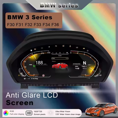 Digital Cluster For BMW X3 F25 X4 F26 X5 F15 X6 F16 2007-2017 Instrument Panel Speedometer LCD Dashb