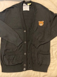 Moschino 🐻熊仔黑色針織外套（男女裝合適）