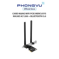 Mercusys MA30E AC1200 WiFi PCIe network Card + Bluetooth 5.0 -
