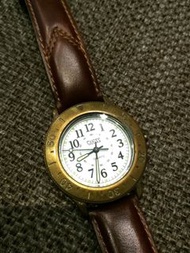 GUESS watch vintage genuine leather 手錶 真皮 錶帶