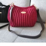 Handmade Crochet Bag, Handbag Kait, Beg Labu