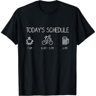 Today'S Schedule - Cycling Mountain Biking Bike Gift Unisex T-Shirt