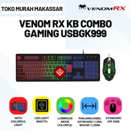 KEYBOARD MOUSE USB Gaming VENOMRX GK999 / KEY06-VNM