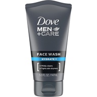 [sgstock] DOVE MEN + CARE Face Wash Hydrate Plus, 5 Fl Oz - [Unscented] [5 Oz]