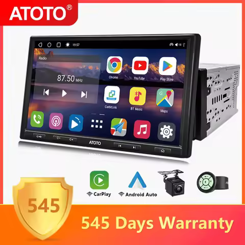 ATOTO S8 PR 10.1 inch Car Radio Player 2 Din Android Touch Screen GPS Navigation Carplay Android Aut