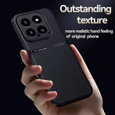For Xiaomi 14 Case Luxury Magnetic Leather Back Cover for Xiomi Mi14 Mi 14 Pro Xiaomi14 14Pro 5G Ful