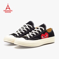 Converse Play Comme Des Garcons 70s Ox Black CDG Premium Sneakers