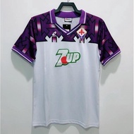 1992 93 98 99 00 Retro Away Shirt Fiorentina Home Away Football Jersey Batistuta #9