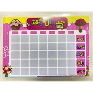 Jadual waktu sekolah agama / kafa (size a4) Jadual+ sticker subjek @ jadual sahaja @ sticker sahaja