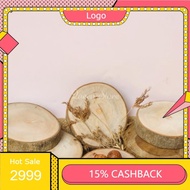 MAHOGANY WOOD COASTER WOOD SLICE/ WOOD COASTER 8 - 9 x 2 CM best seller FNX2 BF9