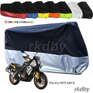 Motorcycle Cover Fits For QJMOTOR SVT-650 X SVT650 X Sunscreen Dustproof Waterproof Body Protective 