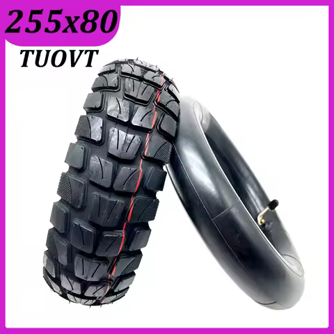 255x80 Tire TUOVT Inner Outer Tube for Kugoo M4 Pro Quick 3 Zero 10X Electric Scooter 10x2.50/3.0 Of