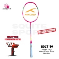 HUNDRED RACKET Bolt 79 ORIGINAL BADMINTON 32lbs READY TO USE FULLSET Badminton Racket