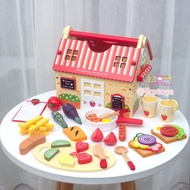 Todds & Kids Toys by JKP Toys ภัตราคารร้านอาหาร Strawberry Restaurant ของเล่นไม้เสริมพัฒนาการ ของเล่