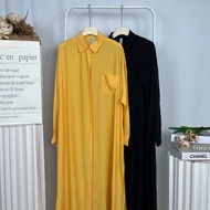 DOLLY LONG BLOUSE PLAIN BAJU PEREMPUAN STYLE OOTD MUSLIMAH BLOUSE DRESS  KEBAYA JUBAH MUSLIM WOMEN S