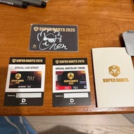 Superdarts 2025 台灣代表選手 陳彥彬親筆簽名 Dartslive card with D2 D3 theme