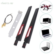 CRY 2x10Dbi Dual Band 2 4G 5GHz for M 2 MHF4 20cm Cable to RP-SMA Pigtail Anten