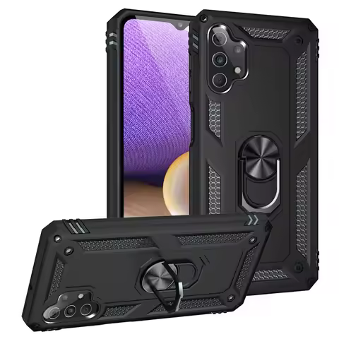 For Samsung Galaxy A32 Case Armor Shockproof Magnetic Ring Stand Holder Case For Samsung A32 A 32 5G