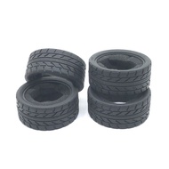 Soft RC Rubber Tyre Set 1/18 Scale Tyre with Tread Pattern Model Crawler RC Car Wheel Tires for Wlto