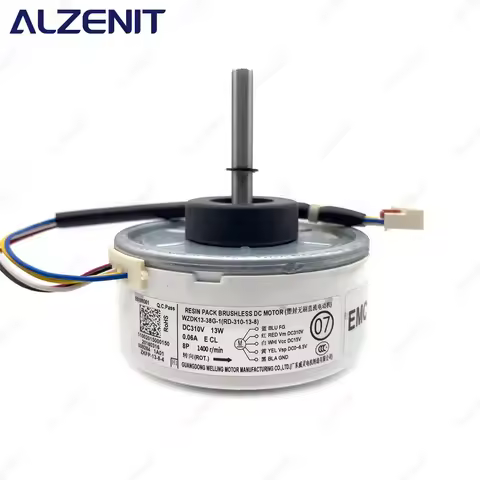 New For Midea Air Conditioner Indoor Unit DC Fan Motor WZDK13-38G-1 DC310 13W 1400r/min RD-310-13-8 