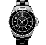 正品香奈兒 J12 CHANEL 黑色陶瓷  33mm 手錶 95成新