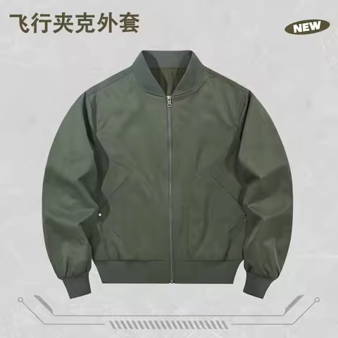 Spring Autumn Bomber Jacket Men Women Military Fly Jacket MA-1 Flight Suit Handsome Windproof Baseba