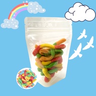 Bebeto-Sour Worms 100g Repack (HALAL)-Gummy Candy