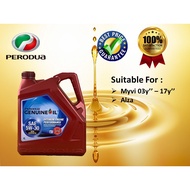 Perodua 5w30 4L Semi Synthetic Engine Oil 5w-30 4Liter Minyak Enjin API-SM