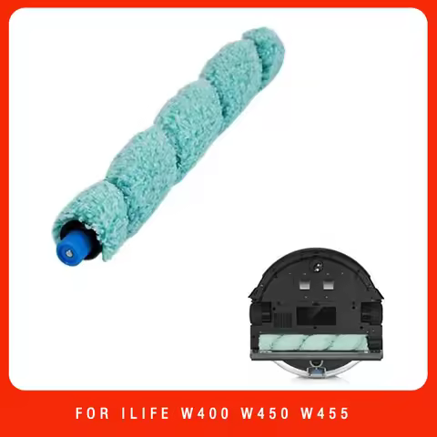 Soft Main Roller Brush for ILIFE Shinebot W400 W450 W455 Floor Washing Robot for Medion MD 18379/189