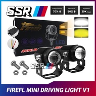 Firefly Mini Driving Light High and Low Yellow and White for Car and Motorcycle Original SSR Motorcy
