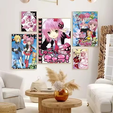 Shugo Chara Poster Anime Posters Sticky Vintage Room Home Bar Cafe Decor Kawaii Room Decor