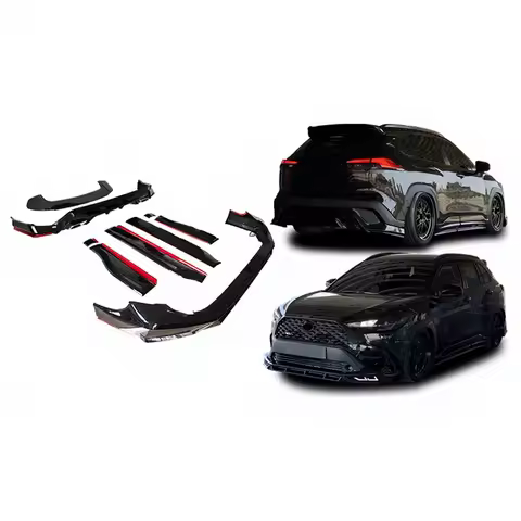 Upgrade Body Kit Transform Bodykit ABS Carbon Fiber Look Car GR Style Body Kits for Toyota Corolla C