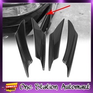 4pcs Car Body Spoiler Front Bumper Lip Splitter Fins Trim Saga BLM/FLX/16,Persona,Exora,Waja,Myvi,Axia,Alza,Viva,Bezza