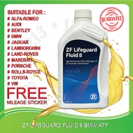 ORIGINAL BMW AUTO OIL ZF LIFEGUARD 8HP ATF TRANSMISSION OIL 8 SPEED 1L BMW 1 3 4 5 7 SERIES F10 F30 