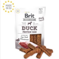 Brit Meaty Jerky Duck Protein Bar enriched with Egg Shell Membrane 80g