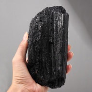 【A Fond Party】 Natural Black Tourmaline Large Raw Ore Ornaments   Crystal Stone Tourmaline Raw Ore T