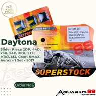 Daytona Slider Piece 2DP, 44D, 2SX, 54P, 2PH, 5TL, MioJ, M3, Gear, NMAX, Aerox - 1 Set - 5017