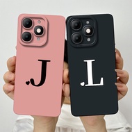 For Itel A90 Cute Initial Letters Lens Protective Shockproof Case For Itel A90 ItelA90 2025 Soft Sil