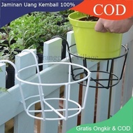 pl diameter 20cm / rak balkon minimalis / rak pot bunga pagar balkon