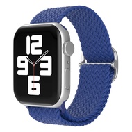 สายถักสำหรับนาฬิกา Apple อัลตร้า49มม. 44มม. 40มม. 45มม. 41มม. 42มม. 38มม. สายรัดข้อมือเดี่ยวยืดหยุ่นสำหรับ I Watch Series 9 8 7 6 5 SE 2 3 2 1 (ไม่รวมนาฬิกา)