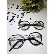 PROMO Korea Retro Octagonal Frame Eye Glasses with Anti Blue Light UV Protection Cermin Mata Spek Wa