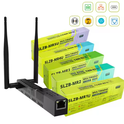 SMLIGHT SLZB-06/MR5U Zigbee to Ethernet USB and WiFi Gateway Coordinator Adapter with PoE Works with