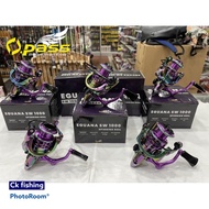 Opass Eguana SW1000 Spinning fishing Reel / Drag 4.5kg / Saltwater / Mesin Udang / Ultra Light / Cas