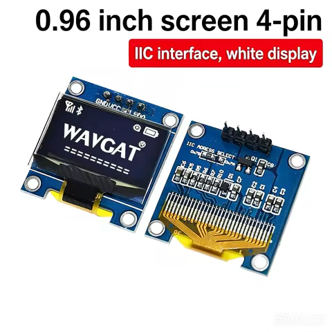 White/Blue/Yellow Blue Color DIYUSER 0.96 Inch SSD1306 OLED Display 128x64 IIC I2C Serial LCD Screen