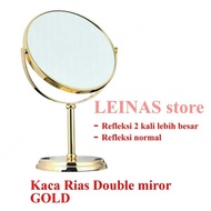 / Dressing Mirror Iron 2-Sided Zoom Table Makeup Mirror