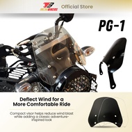 Yamaha PG-1 PG1 PG 1 Visor Windshield Black Clear Accessories