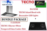 TECNO HOOD AND HOB BUNDLE PACKAGE FOR (ISA 9298 &amp; T 222TGSV) / FREE EXPRESS DELIVERY