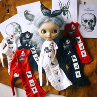 哥特式萬聖節禮服。適合 Neoblythe、Pullip、Licca 娃娃。