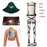 NEW Cosplay Anime Levi Ackerman Mikasa Ackerman Cosplay Costume Eren Jaeger Outfits Hange Zoe Cospla